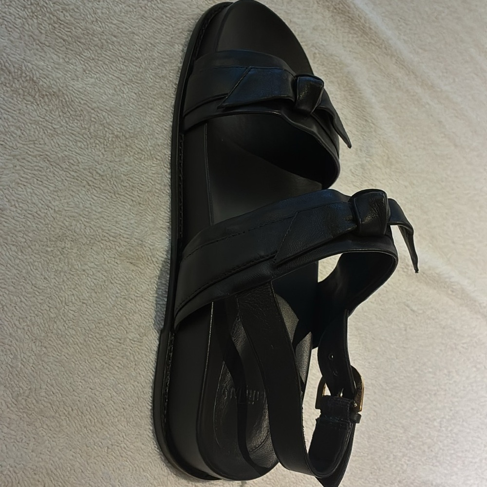 Alexandre Birman Black Leather Sandals Size 38 (7 1/2) - Picture 9 of 9